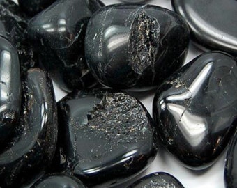 BLACK TOURMALINE CRYSTAL, Crystal Chips