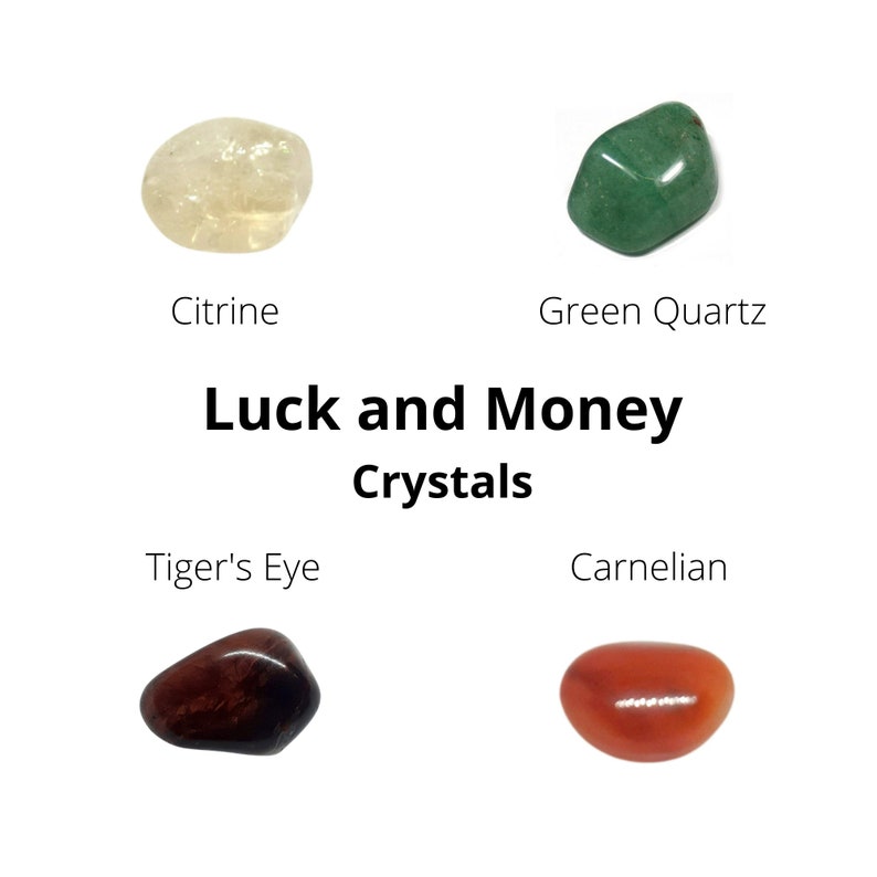 GEMSTONES FOR LUCK Money Success Career Best Stones for Etsy UK