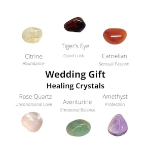 WEDDING DAY Crystal Set, Healing Crystals, Crystals for Wedding Day, Gemstones for Wedding Day, Healing Stones for Wedding, Rose Quartz