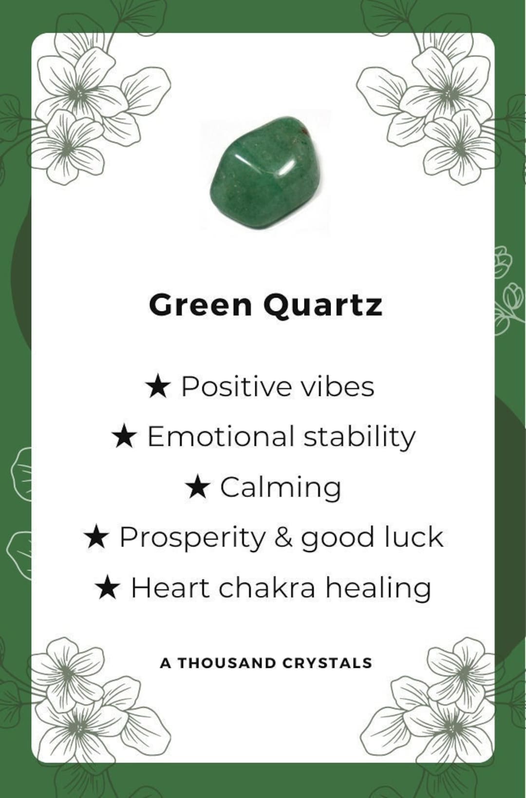 CRYSTAL FOR PROSPERITY, Wholesale, Bulk, Green Quartz - Etsy