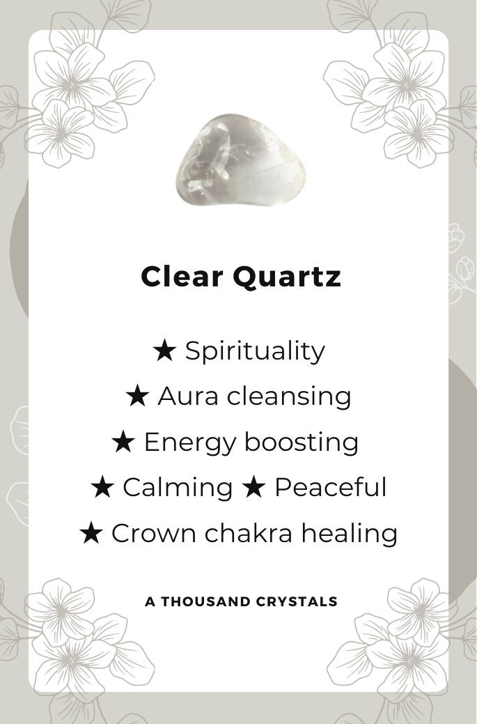 GRIEF SUPPORT CRYSTALS Set – Bereavement Gift With Amethyst, Rose