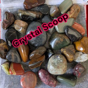 Crystal Scoop, Agates, Jaspers & Tigers Eye, Crystal Mix, Assorted Crystals, Natural Stones, Healing Crystals and Stones, Jewellery Making