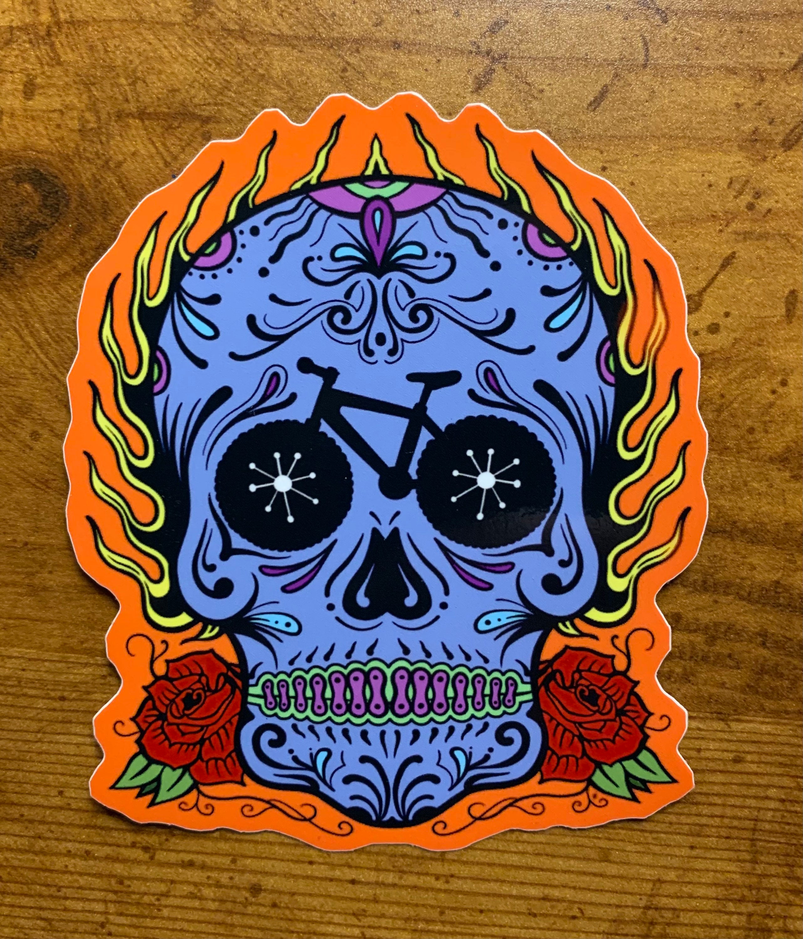 sugar skull bike