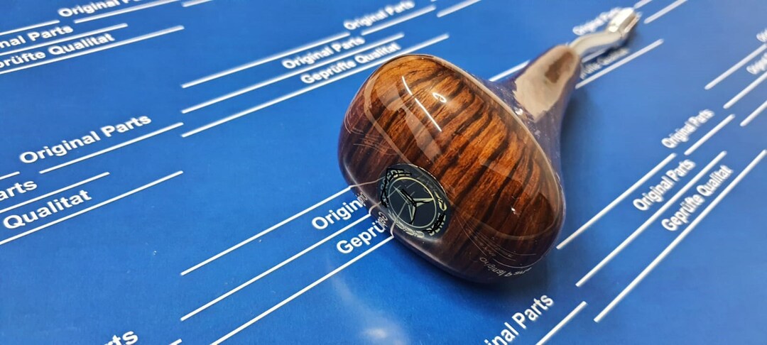 Zebrano Wood Automatic Gear Shift Knob For Mercedes W124, W126