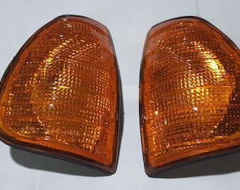 Mercedes W123 C123 T123 Turn Signal Light Orange Set Right and Left NEW