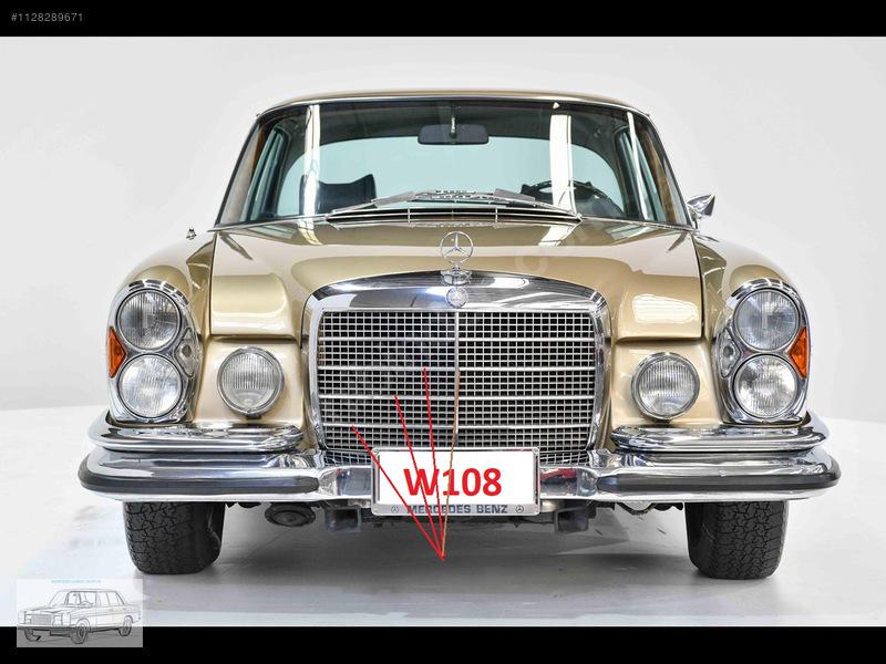 Mercedes-Benz W108 / W109 Grill Moulding Trim Set – 9 Pieces, Stainless Steel – Vintage Fit For 250S, 280S, 280SE