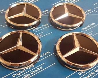 Mercedes Benz set of 4 PCS W124 W126 W201 hub caps B66470203