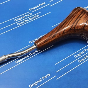 Zebrano Wood Automatic Gear Shift Knob For Mercedes W124, W126