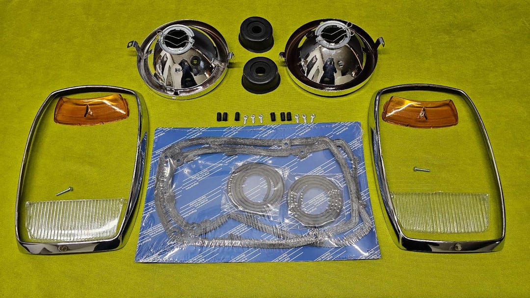 メルセデスベンツ w114 W115 ヘッドライト修理キット 12個入り 新品