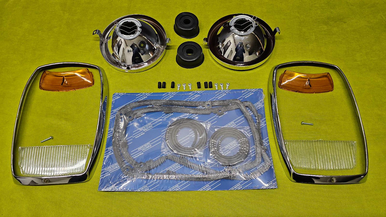 メルセデスベンツ w114 W115 ヘッドライト修理キット 12個入り 新品