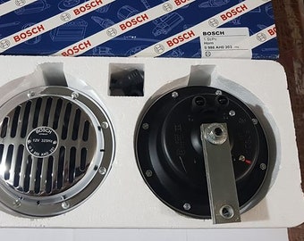 Bosch Vintage Electric Horn For Mercedes W108 W110 W111 W112 W113 W115 W116 W123 R107 R129 – Chrome