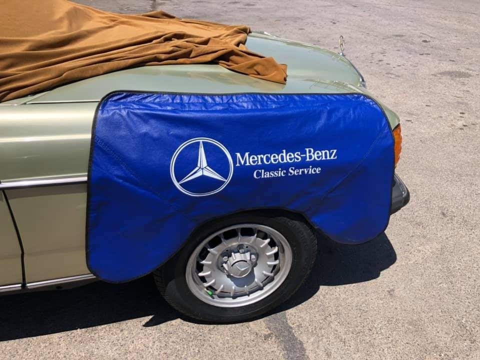 メルセデスフェンダープロテクターフェンダープロテクションブルー 