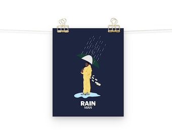 Shawn Kemp Rain Man Print