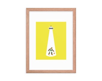 Abduct the Seattle Supersonic Back Framed Print