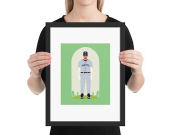 Jay Buhner Bad to The Bone Framed Print
