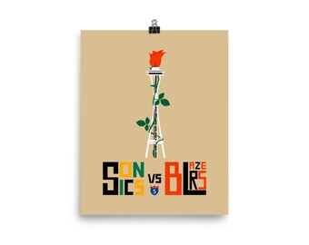 Seattle Vs Portland Basketball Part 1 Print