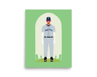 Jay Buhner Bad to The Bone Illustration Print