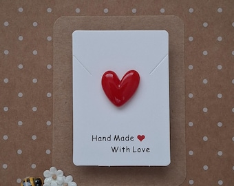 Cute Heart Pin Badge | Enamel Heart Brooch | Love Lapel Pin | Sweet Gift | Heart Accessory