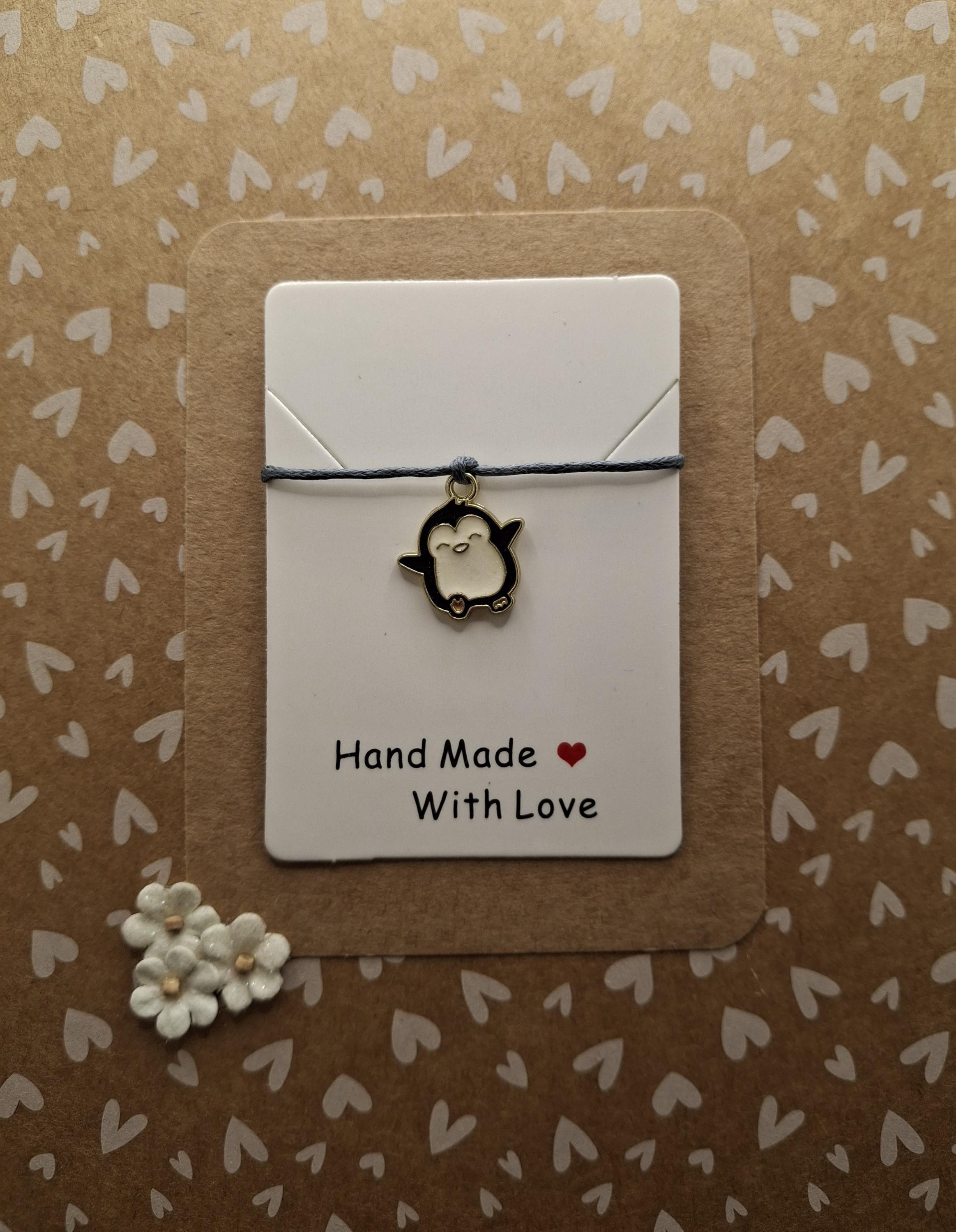 Portachiavi Con Pinguino Pazzo In Acciaio Inox - Regalo Per Amanti Dei Pinguini, Per Donne E Amiche, In Confezione Velluto - 2