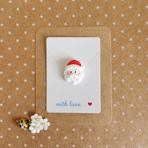 Amigo de bolso do Papai Noel | Presente de abraço de bolso do Papai Noel | Mini lembrança de Natal | Presente de Natal festivo | Lindo pingente de bolso | Presente de Natal econômico