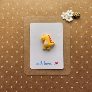 Dinosauro Pocket Pal / Abbraccio tascabile / Mini regalo Dino / Piccolo ricordo / Regalo per pensare a te / Regalo di conforto per bambini