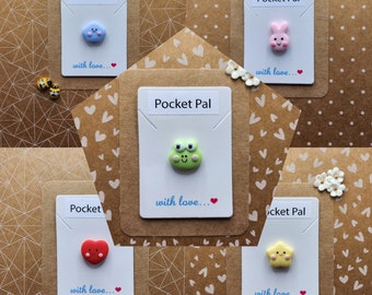 Cute Pocket Pal - Pocket Hug - Sentimental Gift - Letterbox Gift - 5 Designs To Choose From