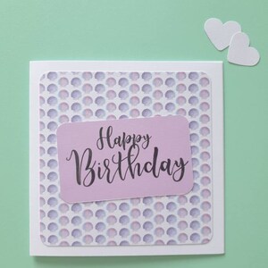 Carte d'anniversaire coquillage | Carte de plage faite main | Carte de voeux kraft côtier | Carte pour elle