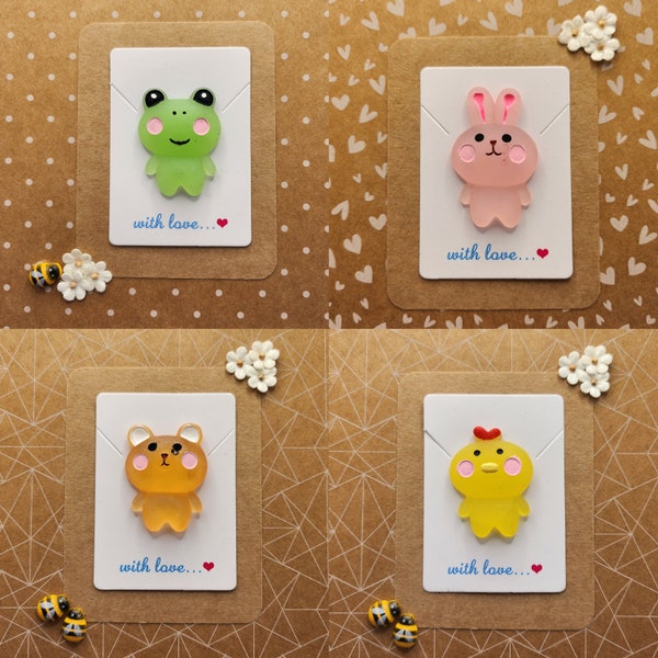 Animal Pocket Pal - Pocket Hug - Sentimental Gift - Letterbox Gift - 4 Designs To Choose From