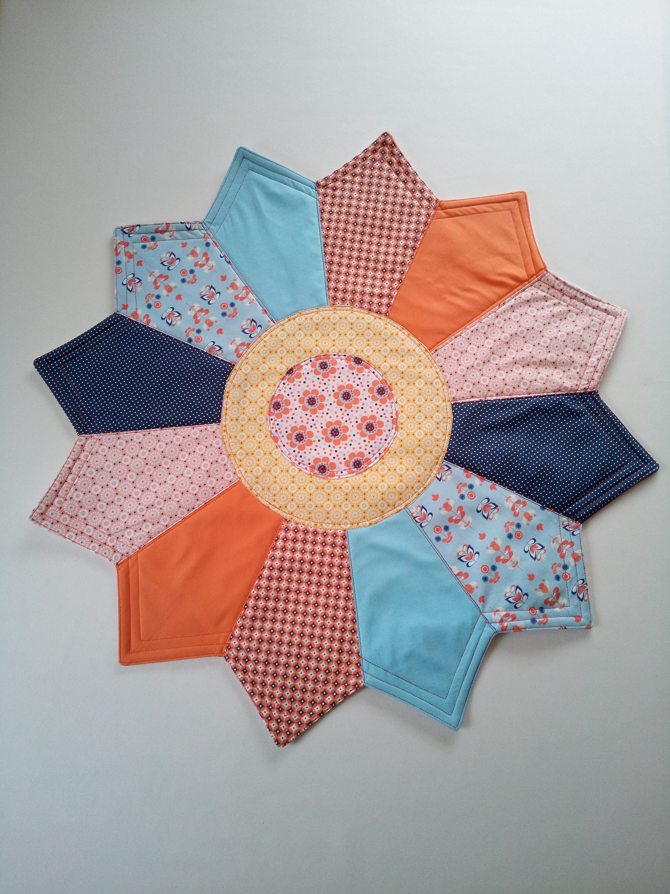 Patchwork Dekodeckchen Retrodesign 55 x 55 cm - Etsy.de