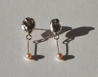 Little Watercast Drop Pearl Earrings