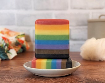 Pride Flag Soap | Thrive with Pride | Rainbow Soap | Handcrafted Soap | Pride Collection