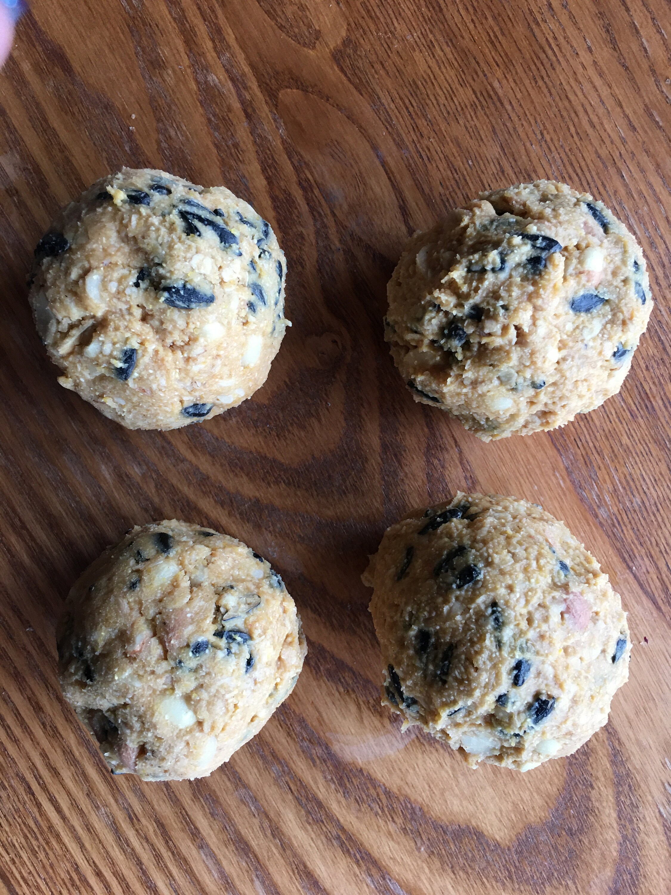 Nutty Delight Suet Balls Handmade 2 1/2 in diameter Etsy