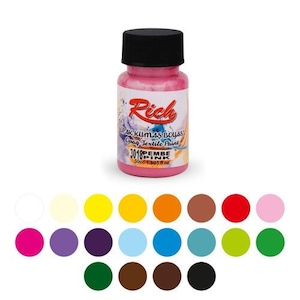 Rich opaq fabric-textile paint 50cc, Water Based, 20 colors options, Do İt Yourself , For Cloth