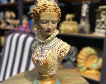 Queen of France Marie Antoinette Statue 15.7&quot;, Woman Bust, French , Office Design Accessories, Decor Sculpture
