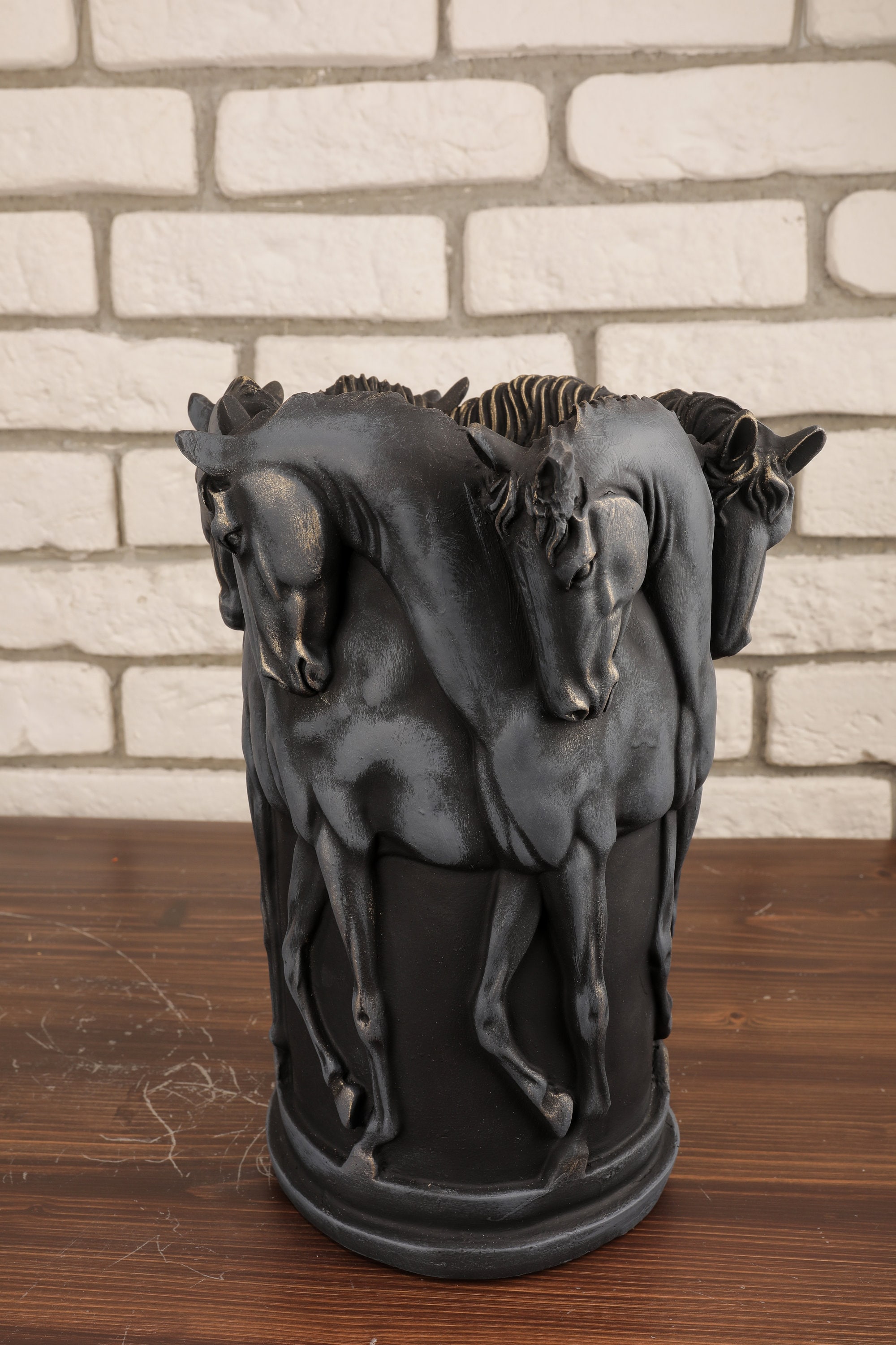 LARGE HORSE VASE 11.8 Animal Statue Sculpture Gift Etsy