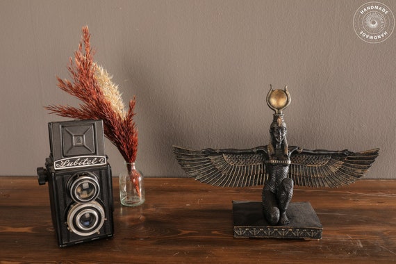 EGYPTIAN GODDESS ISIS Statue Sculpture 12.6", Goodies Lady, Decor , Art, Altar Accessories