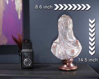 BC Katholische Jungfrau Maria Statue – 14 Cm Hoch, Handbemalt, Aus Steinharz, Für Tisch Oder Regal