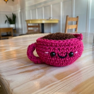 Coffee Mug of Cuteness! Amigurumi Handmade Crochet