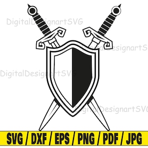 Sword and shield svg, sword svg, medieval svg, shield svg, battle svg, ancient svg, war svg, military svg, soldier svg