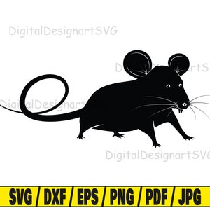 Mouse svg, mice svg, animal silhouette svg, mouse cut file, silhouette svg