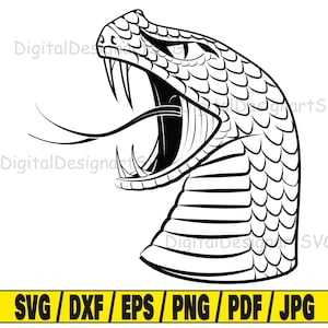 Snake svg #3, snake svg, angry snake svg, cobra svg, silhouette svg, cobra snake svg