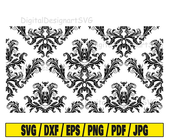 Seamless pattern svg seamless svg cut file pattern clipart | Etsy