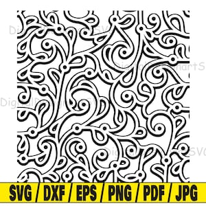 Louis Vuitton Pattern SVG PNG DXF EPS Cut Files For Cricut And Silhouette -  Instant Download