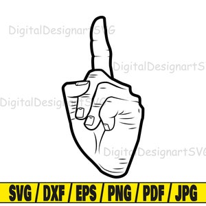 Forefinger svg, hand gesture svg, islam symbol svg, muslim svg, finger svg, silhouette svg
