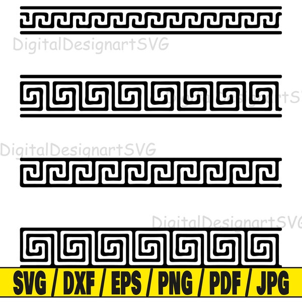 Greek pattern svg, damask svg cut file, pattern clipart, svg cut file for cricut, cut file for silhouette, greek dxf, key png, pattern eps