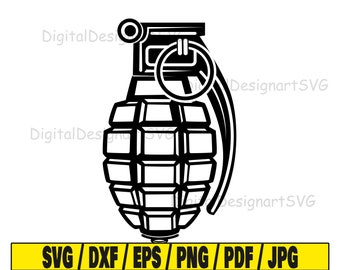 Hand grenade svg, hand svg cut file, grenade clipart, svg cut file for cricut, cut file for silhouette, hand dxf, grenade png, hand eps
