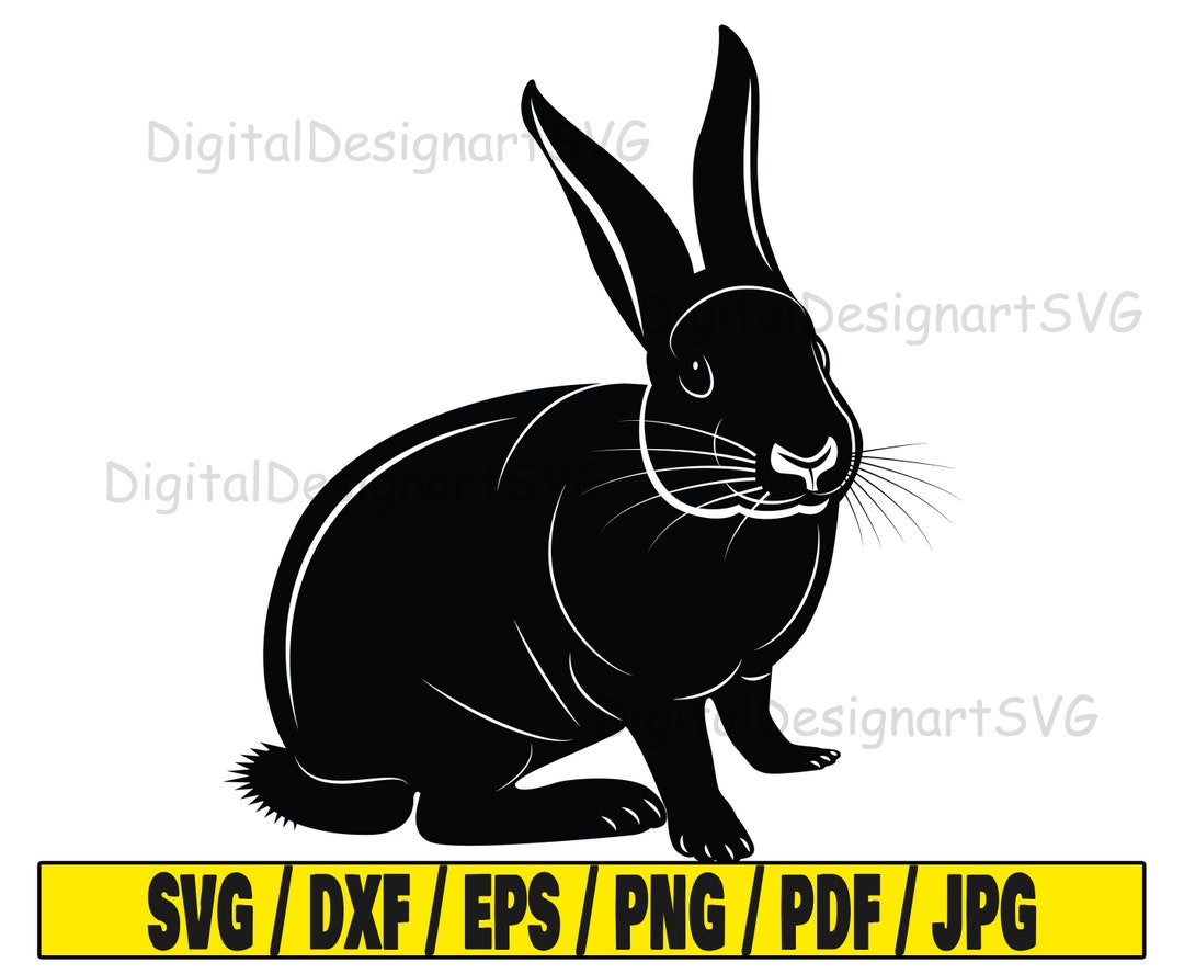 Rabbit Svg, Animal Svg Cut File, Cute Clipart, Svg Cut File for Cricut ...