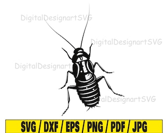 Kakkerlak svg bug svg, insect svg, kakkerlak silhouet svg, bug silhouet svg