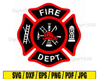 Corpo de Bombeiros SVG, Bombeiro SVG, Fire SVG, Departamento dos EUA SVG