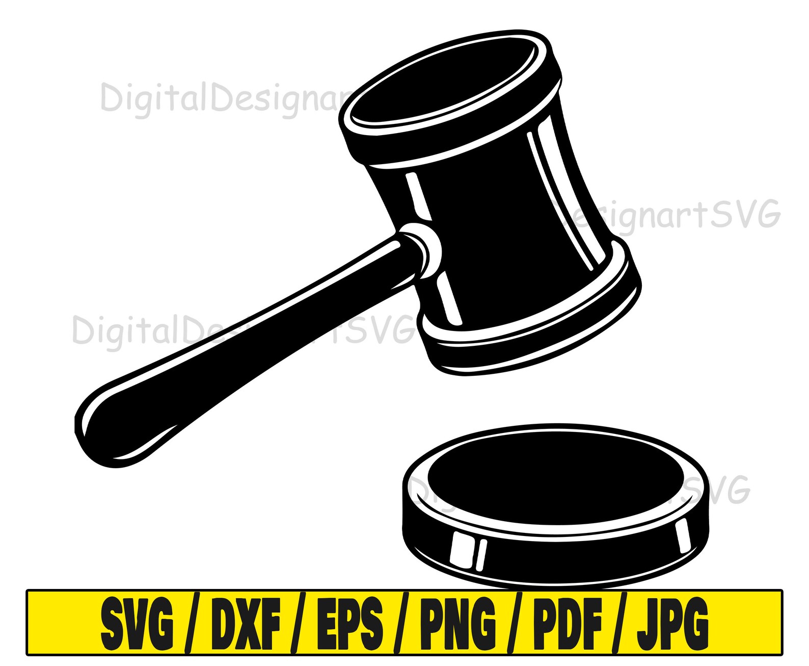 Gavel svg justice svg cut file hammer clipart svg cut file | Etsy